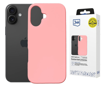 Etui / obudowa na smartfona 3mk Hardy MagSilicone Pink do iPhone 16 Plus
